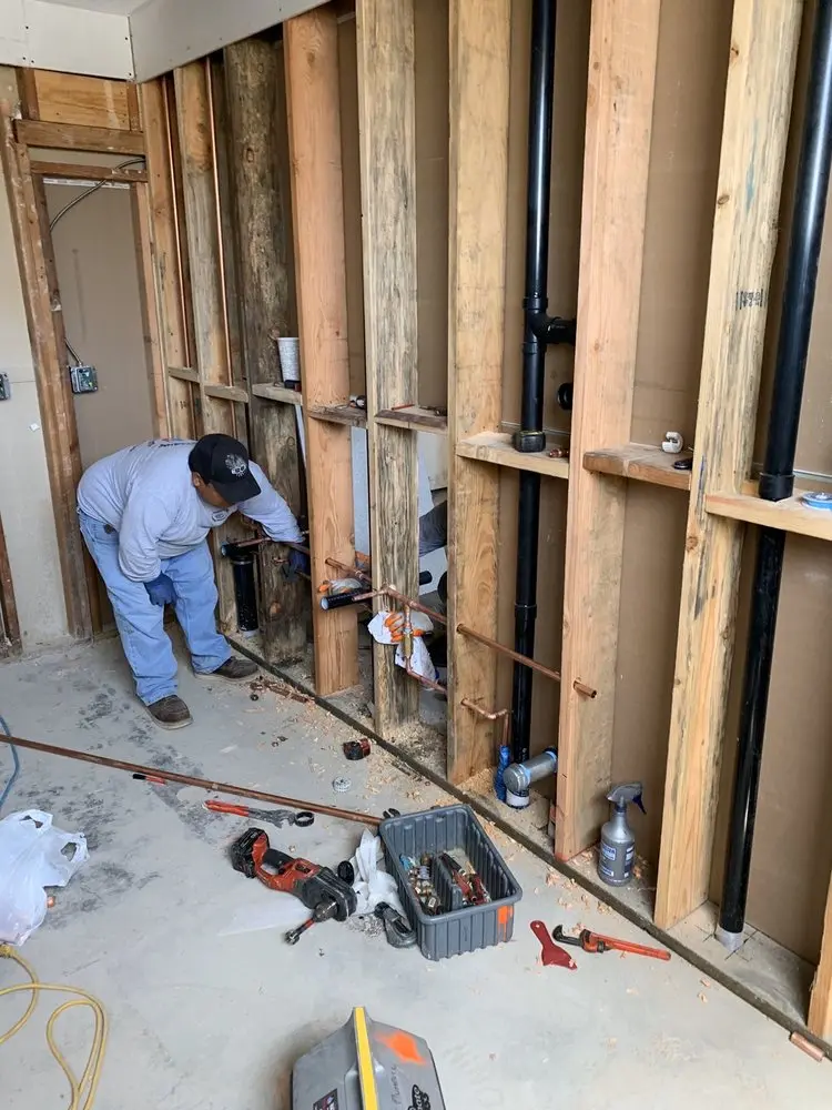 Commercial rough-in plumbing for Gas Line Repair in Spartanburg